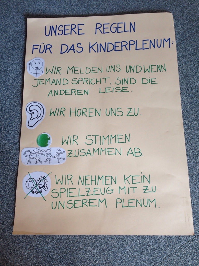 Regeln für das Kinderparlament